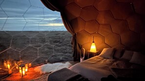 Black Beach Aurora Dome