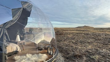 Black Beach Aurora dome | Premium-sengetøj, individuelt design, individuel indretning
