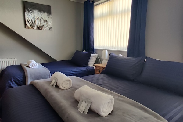 Large Family Room with Private Bathroom