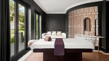 Body treatments, aromatherapy, hot stone massages, body scrubs