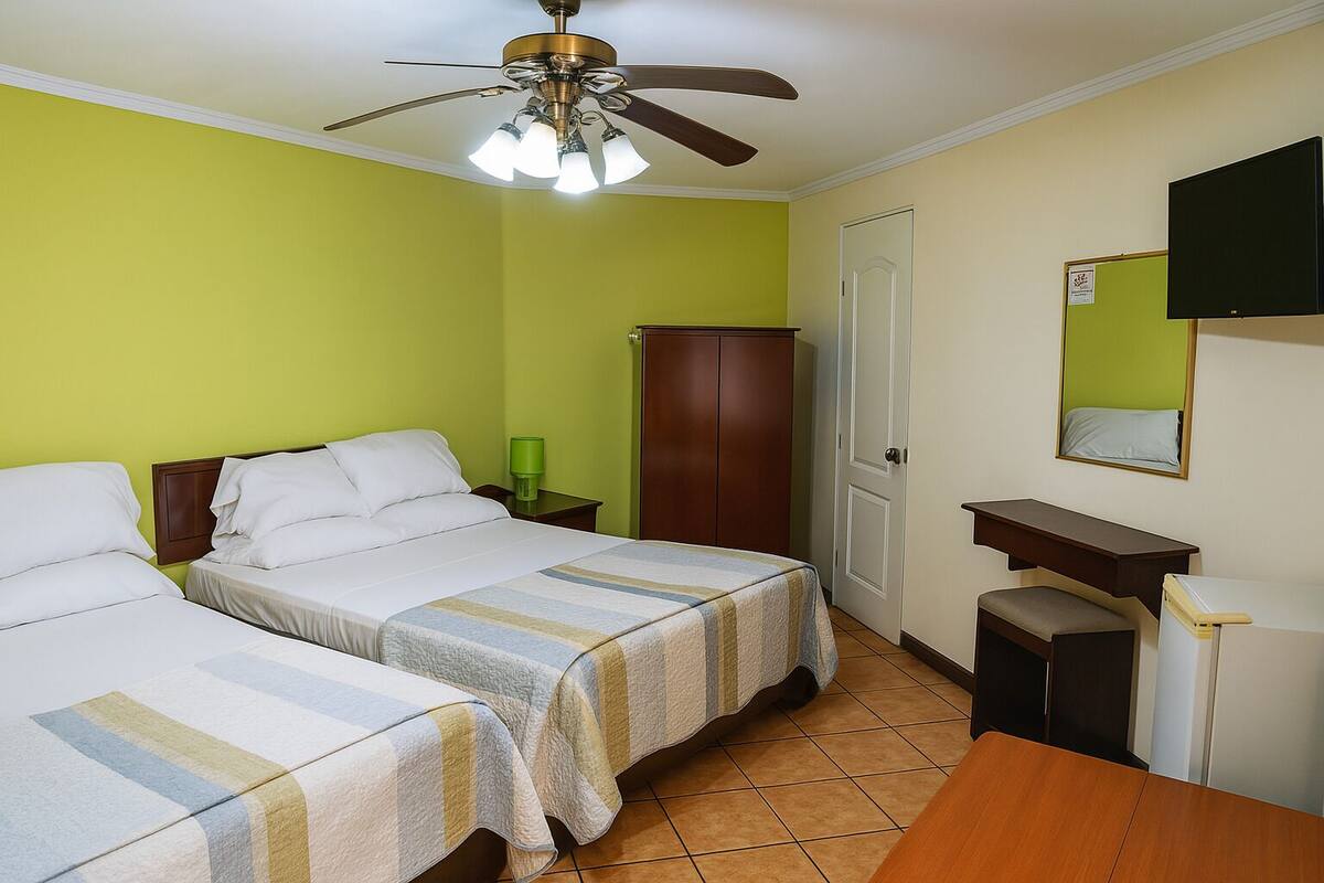 Premium bedding, in-room safe, iron/ironing board (on request)