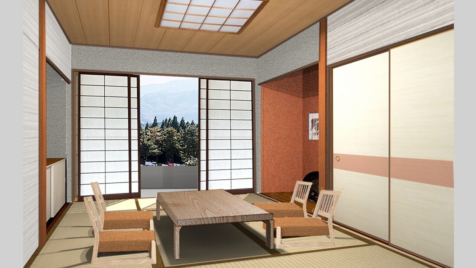 [Non Smoking] Comfort Japanese Western-Style Room (4F - Grande Floor) 66sqm | In-room safe, desk, free WiFi, bed sheets