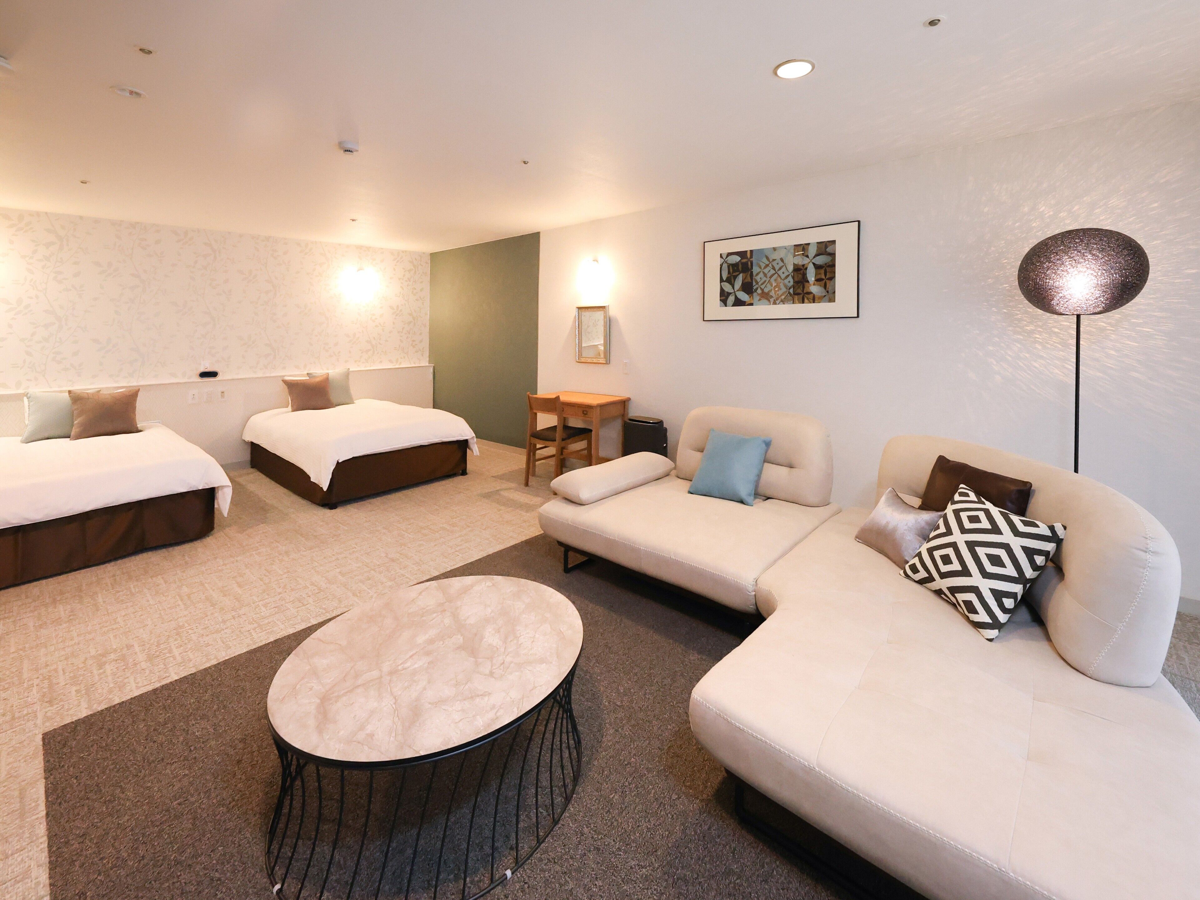 [Non Smoking] Junior Suite Japanese Western-Style Room (4F - Grande Floor) 85sqm | In-room safe, desk, free WiFi, bed sheets