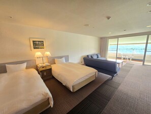 [Non Smoking] Japanese Western-Style Room (4F) 8 Tatami-mats | In-room safe, desk, free WiFi, bed sheets - Kijima Kogen Hotel (Beppu)