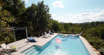 Comfortable villa with private pool in St Genest Beauzon south ardech