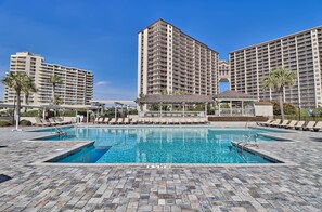 Indoor pool, outdoor pool