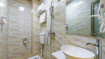 Desk, blackout curtains, free WiFi