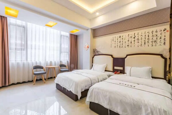 Luxury Twin Room | Desk, blackout drapes, free WiFi - Kunming Rongdu Business Hotel (Kunming)