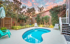 Una piscina riscaldata