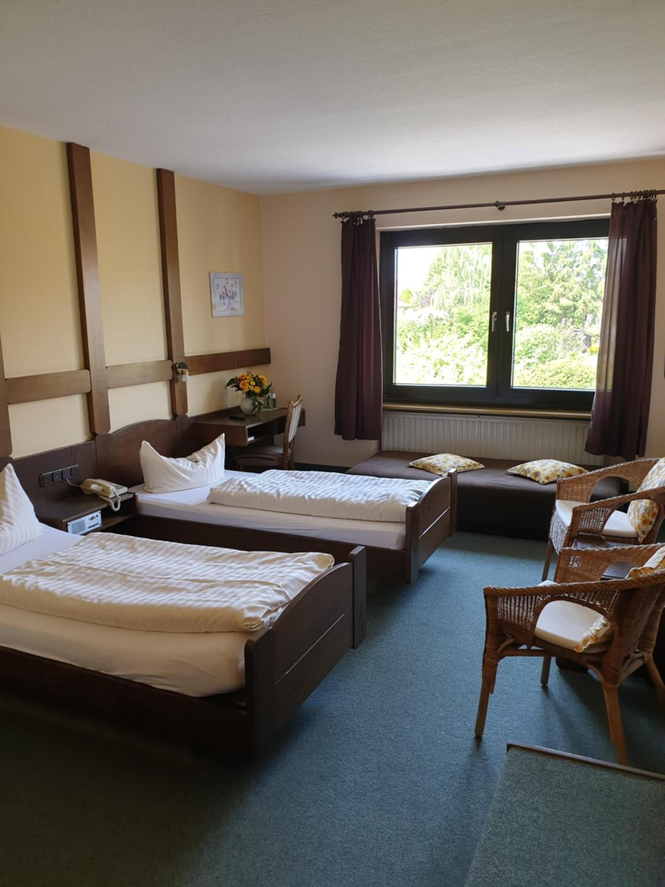 desk, iron/ironing board, free wifi, bed sheets