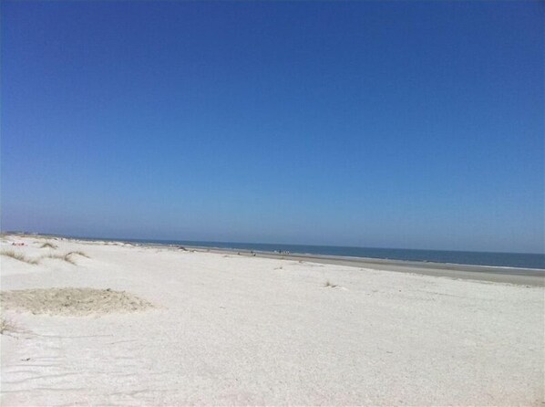 Enjoy a serene beach experience with access to the ocean.