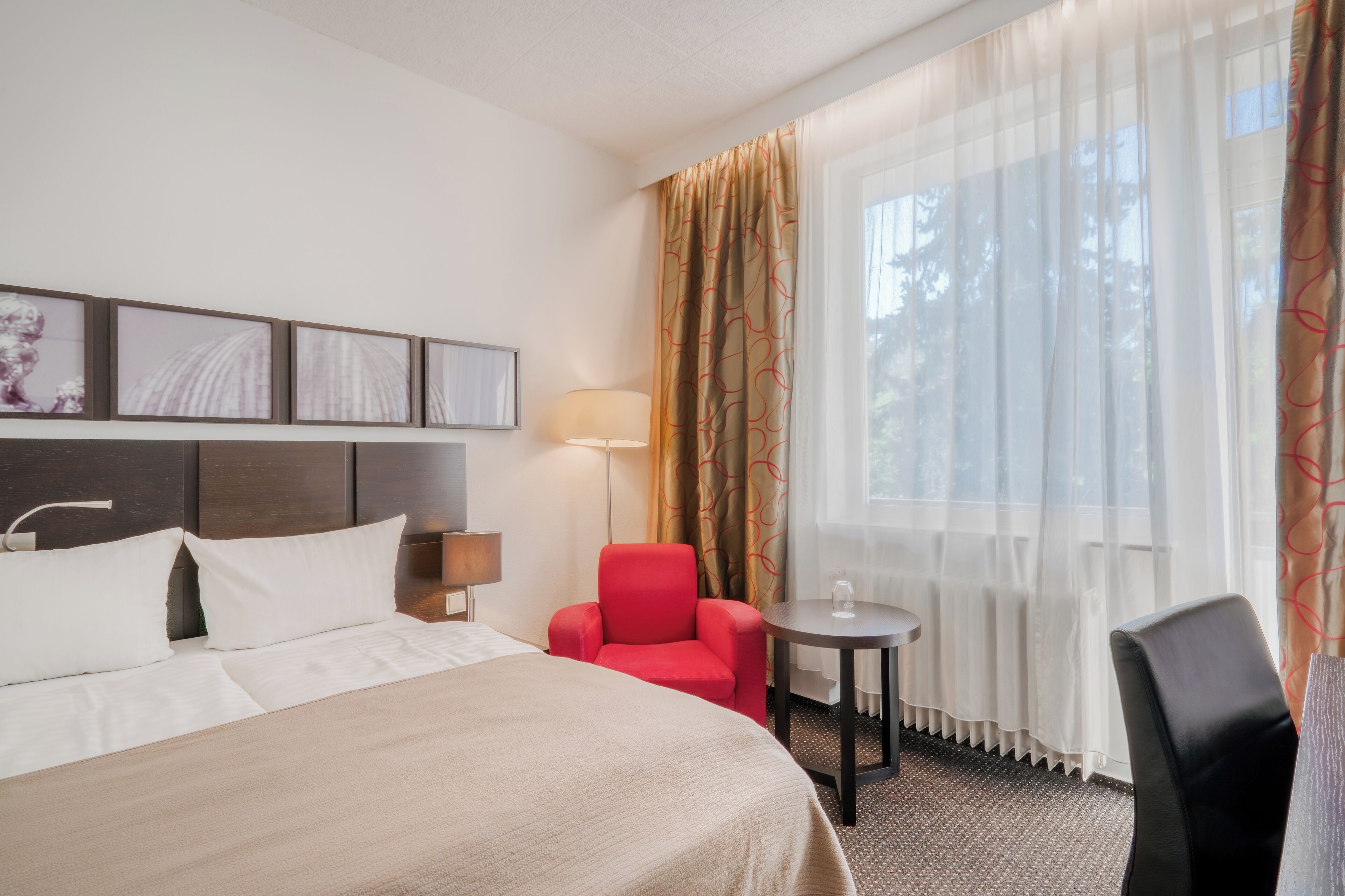 deluxe single room | hypo-allergenic bedding, desk, soundproofing, free wifi