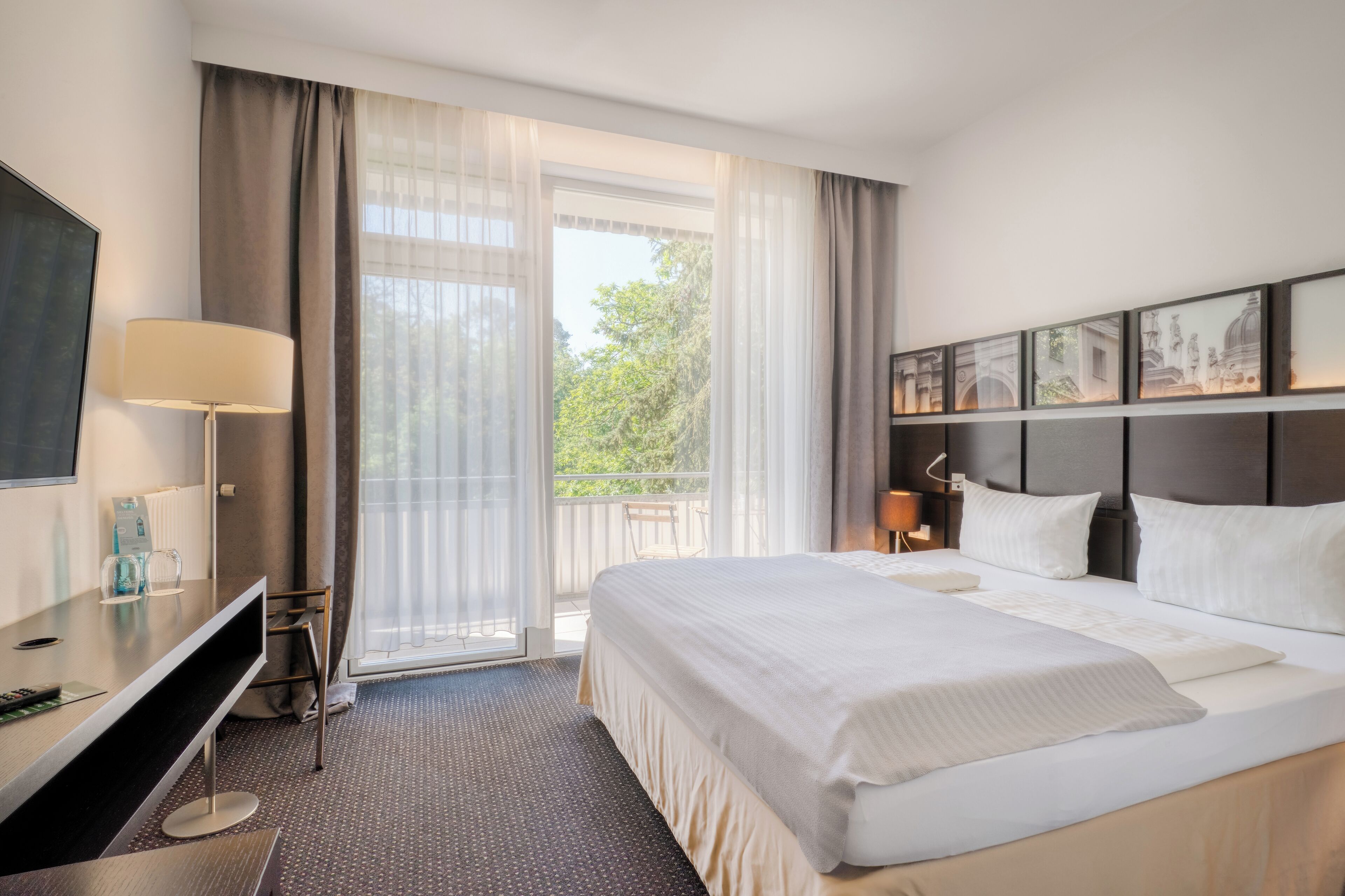 独特双人房 | 防过敏的被褥、办公桌、隔音、免费 WiFi