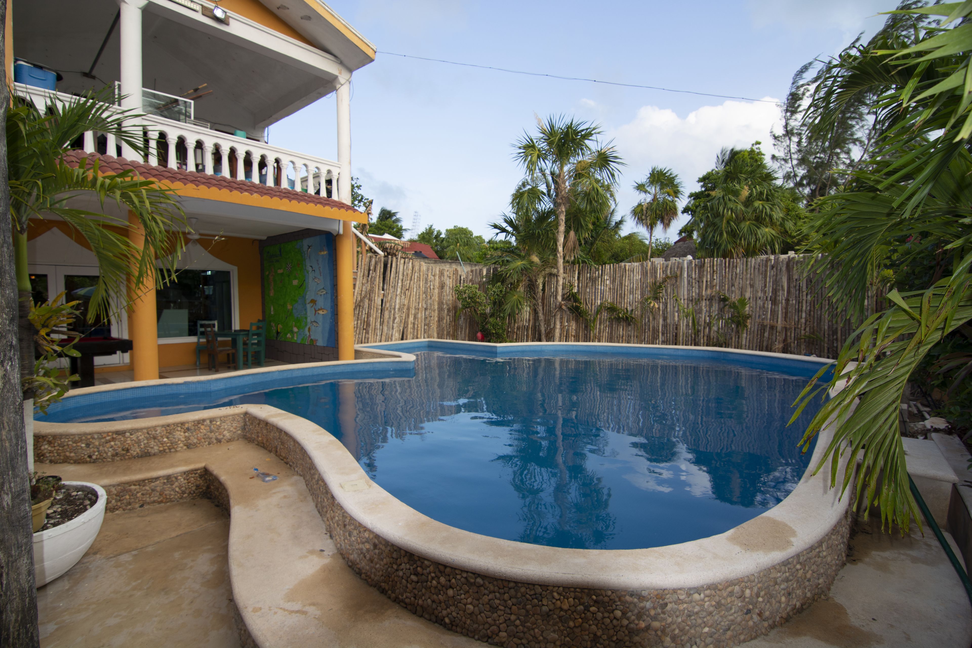 Outdoor pool, free cabanas, pool umbrellas