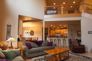 TV connectée, cheminée