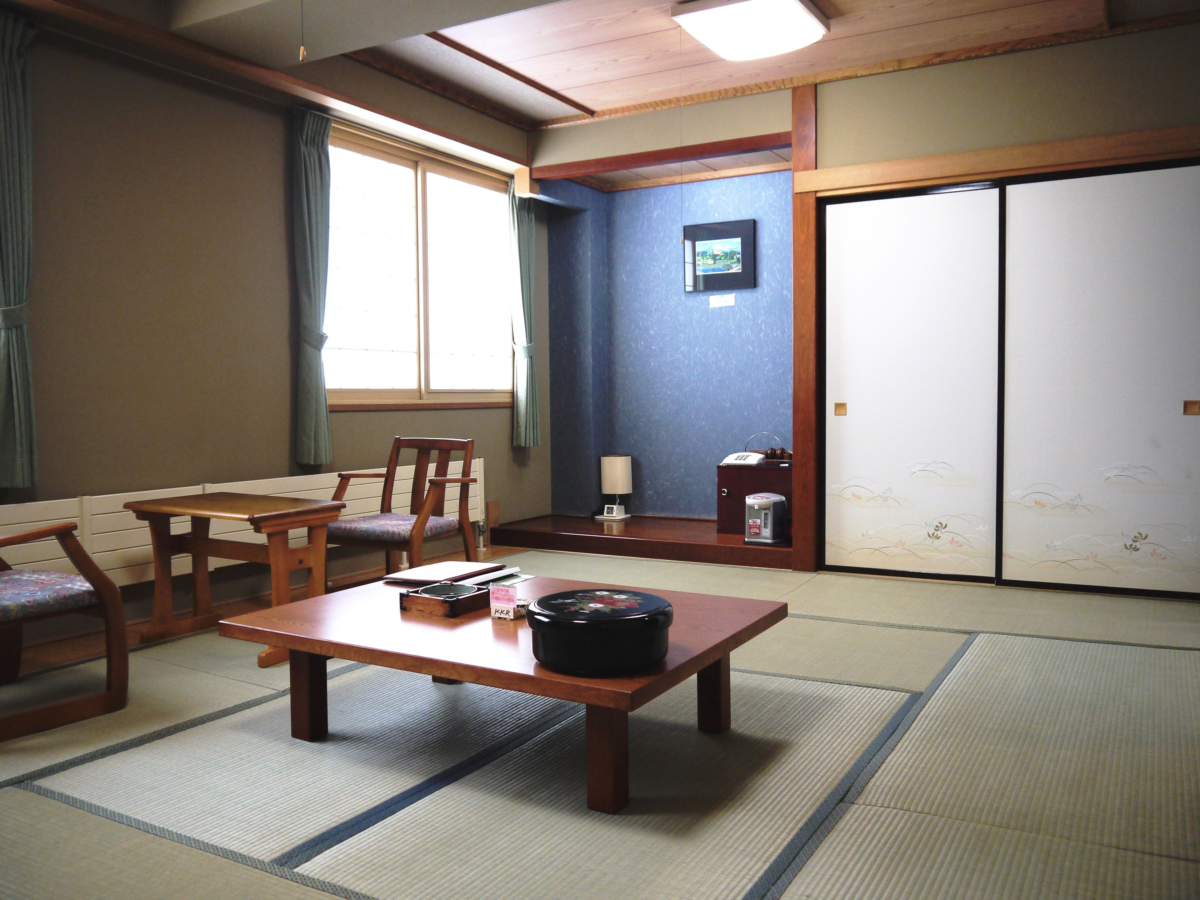 Quarto tradicional, para não fumantes (Japanese Style Room, 12 tatami mat) | Cofres nos quartos, Wi-Fi de cortesia
