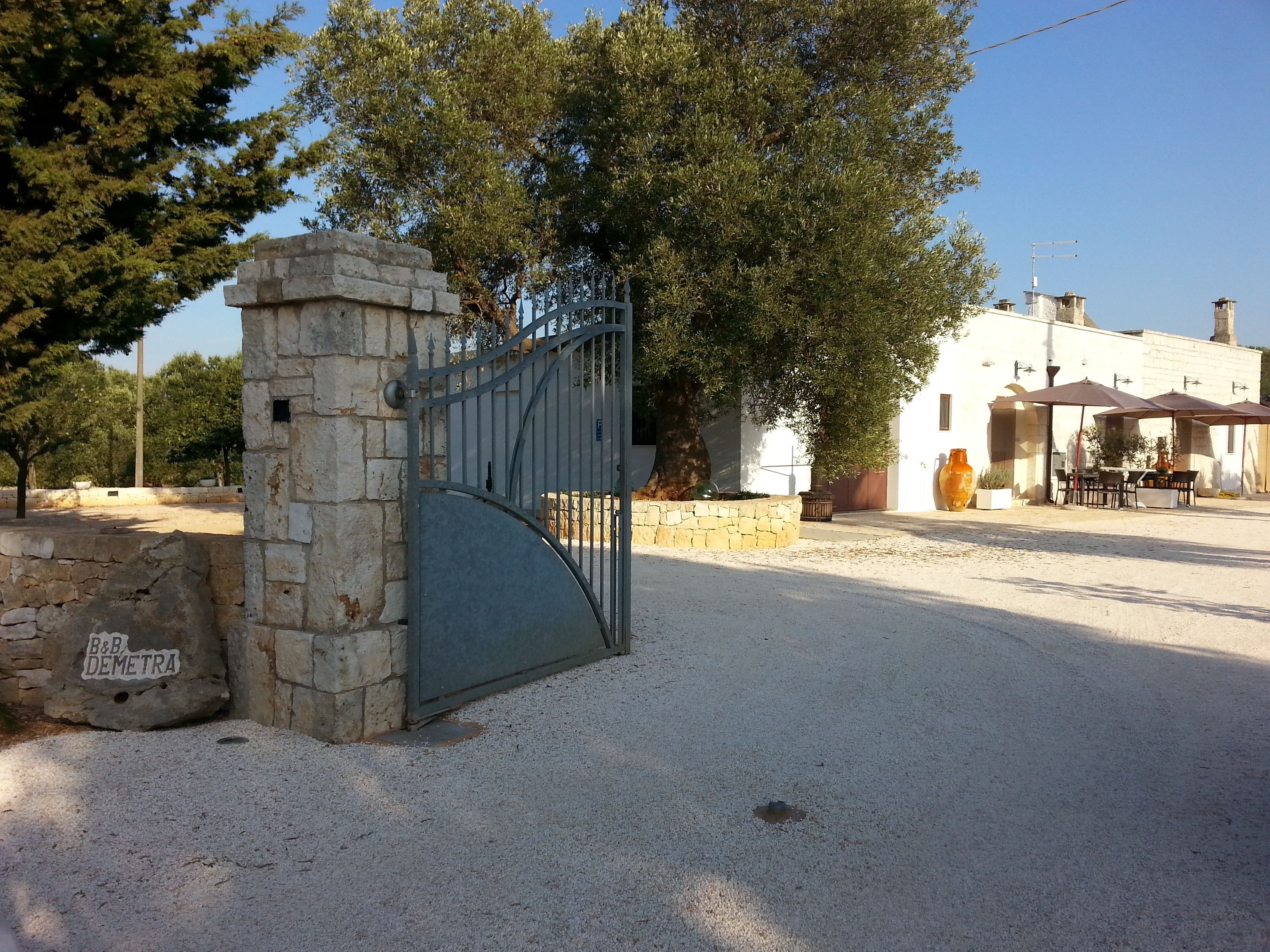 Entrée de l’hébergement