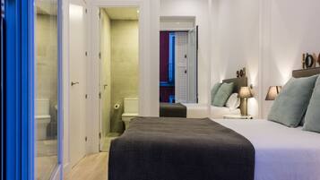 Apartamento familiar, 2 habitaciones, vistas a la ciudad (2) | 2 dormitorios, edredones de plumas, caja fuerte