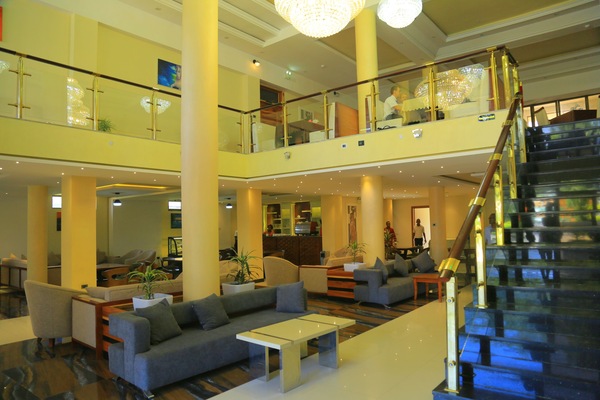 Lobby sitting area
