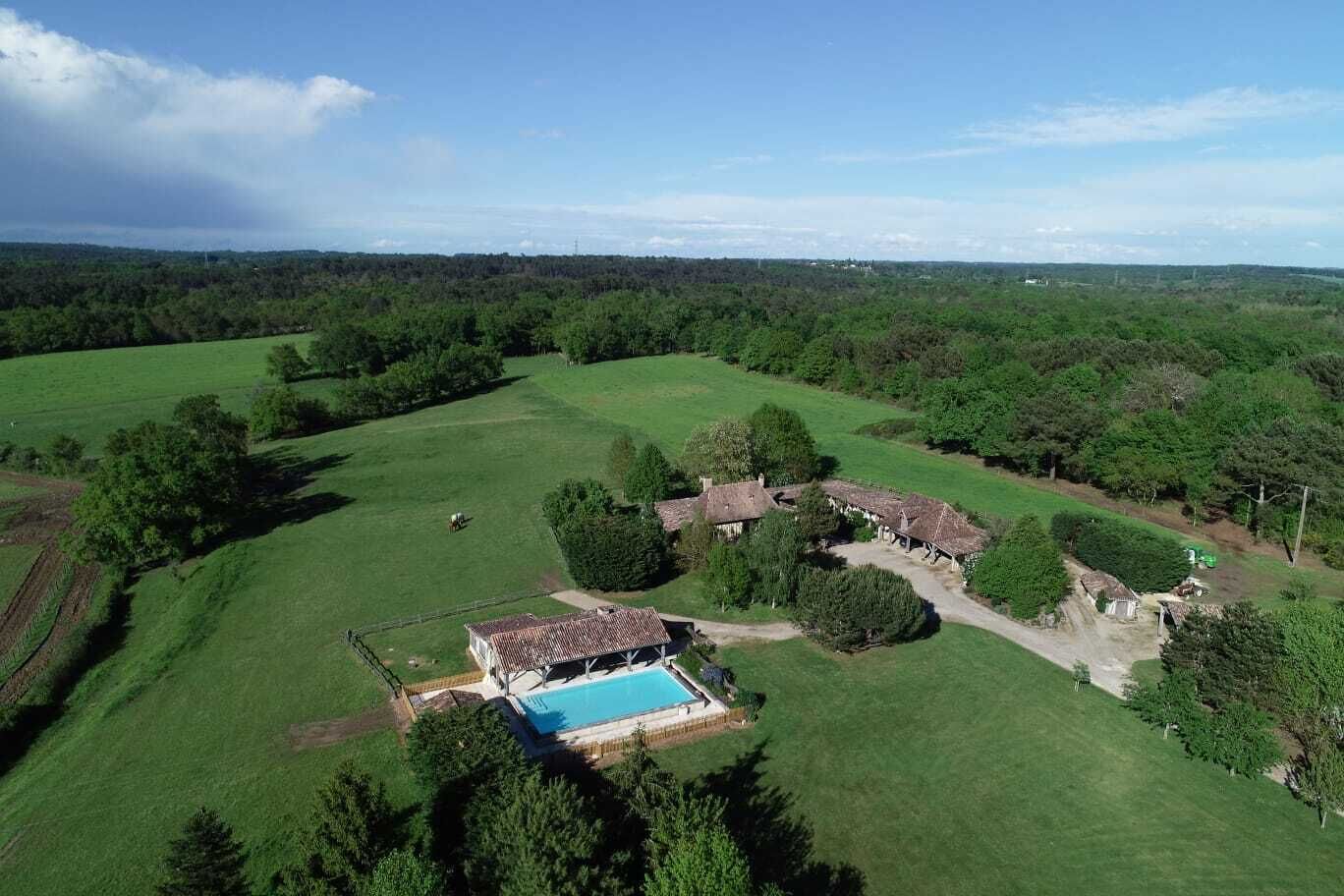 Façade de l’hébergement