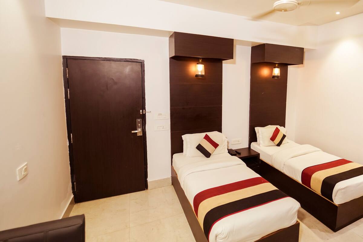 Individually decorated, individually furnished, desk, blackout curtains