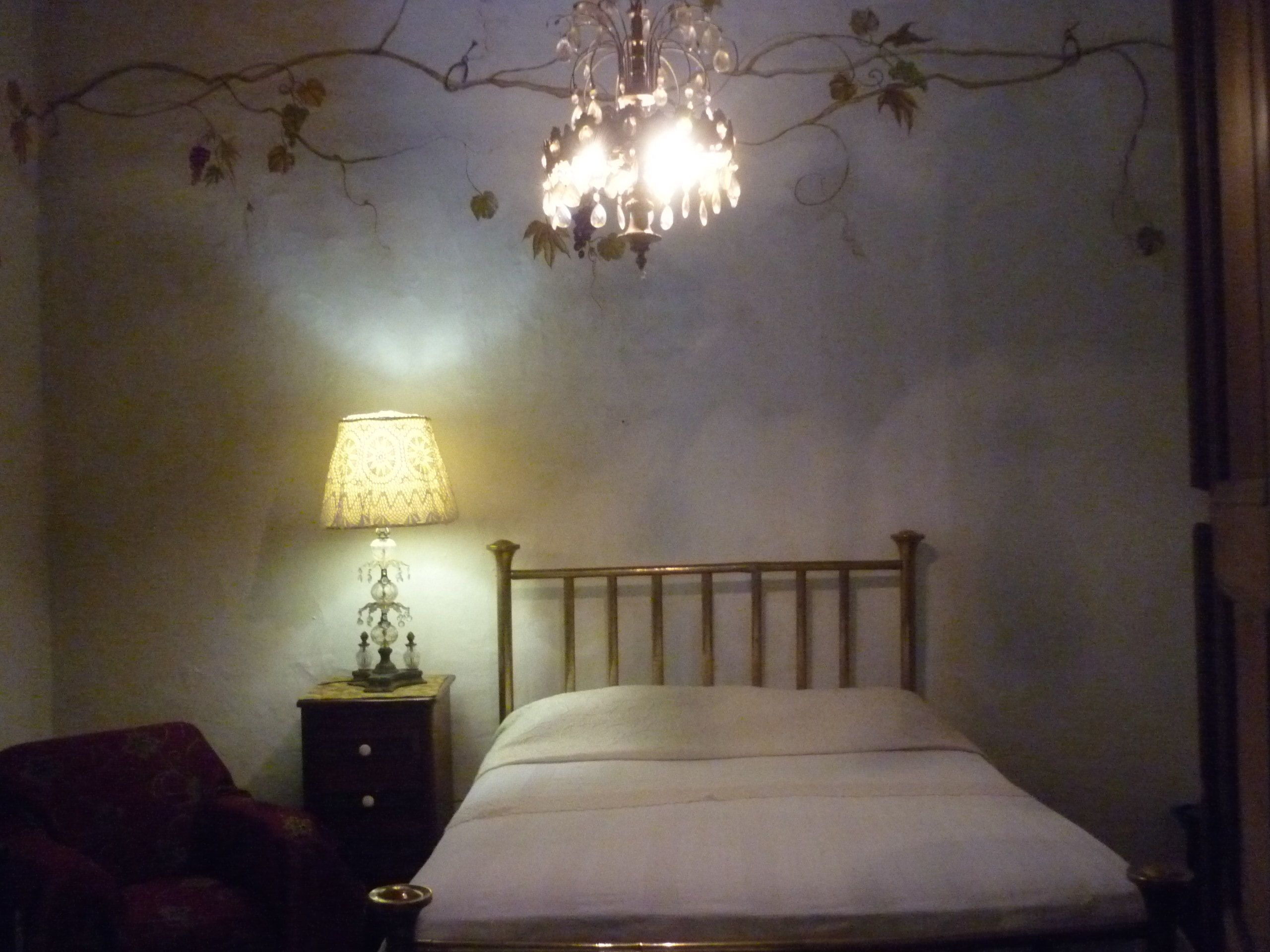 Doppelzimmer (Palermo) | Individuell dekoriert, Schreibtisch, Bügeleisen/Bügelbrett