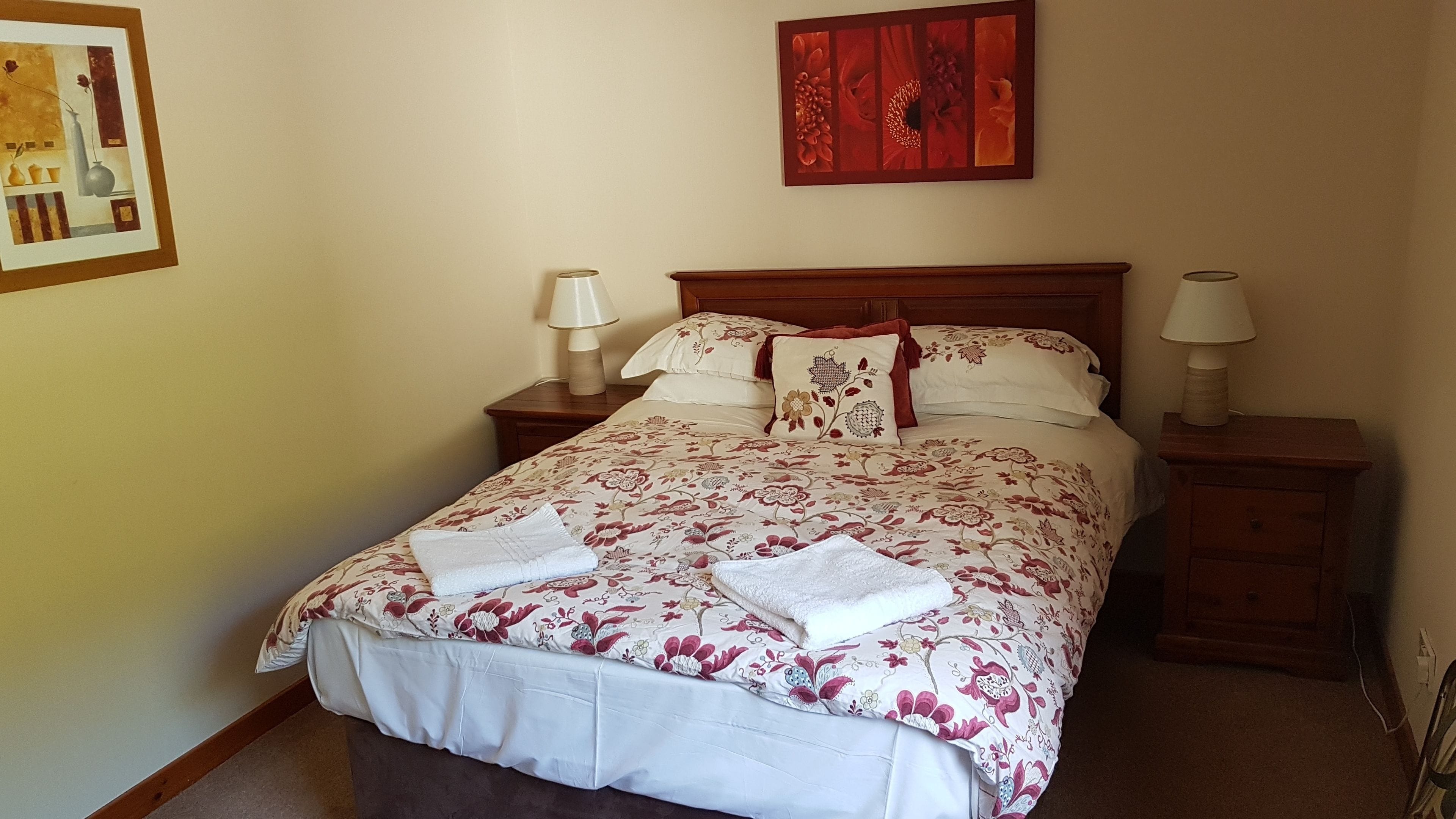 Individually decorated, individually furnished, iron/ironing board