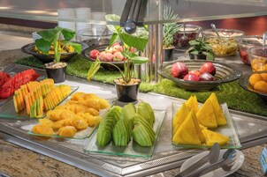 Daily buffet breakfast for a fee