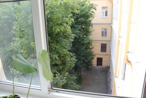 Blick von der Unterkunft