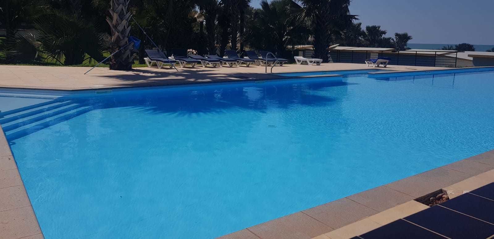 Udendørs pool, liggestole