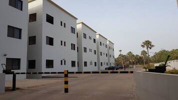 Overnatningsstedets indgangsparti