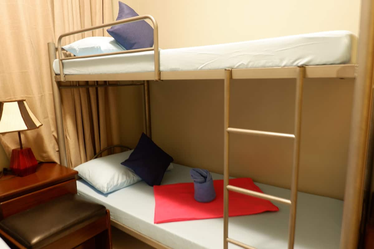 Free WiFi, bed sheets