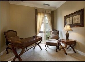 TV, fireplace, DVD player