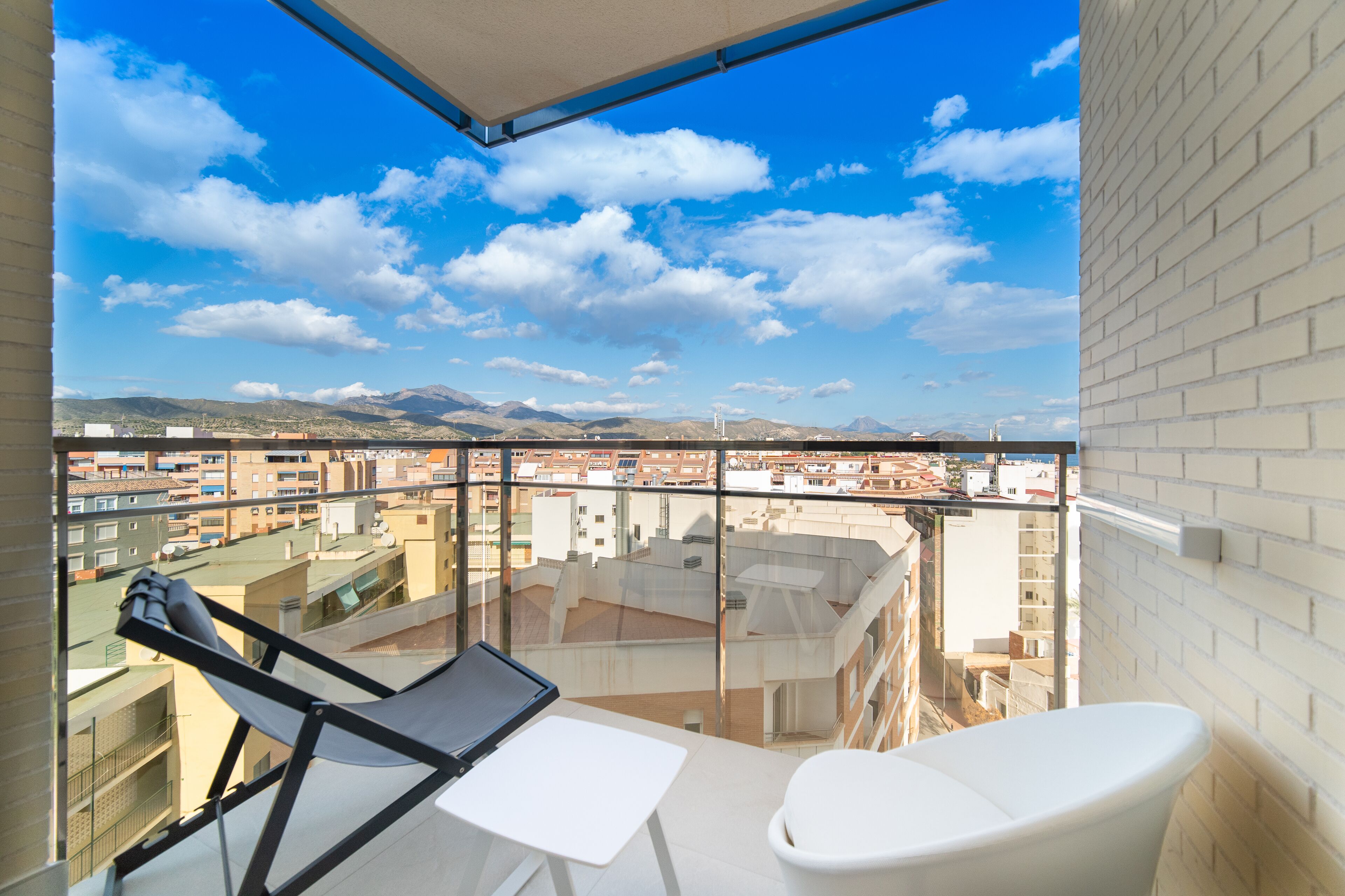 Premium-Apartment, 1 Schlafzimmer, Balkon, Eckzimmer | Balkon