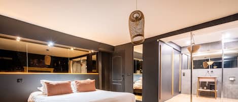 Kamar Double Superior, pemandangan halaman (Chambre Grands Hommes)