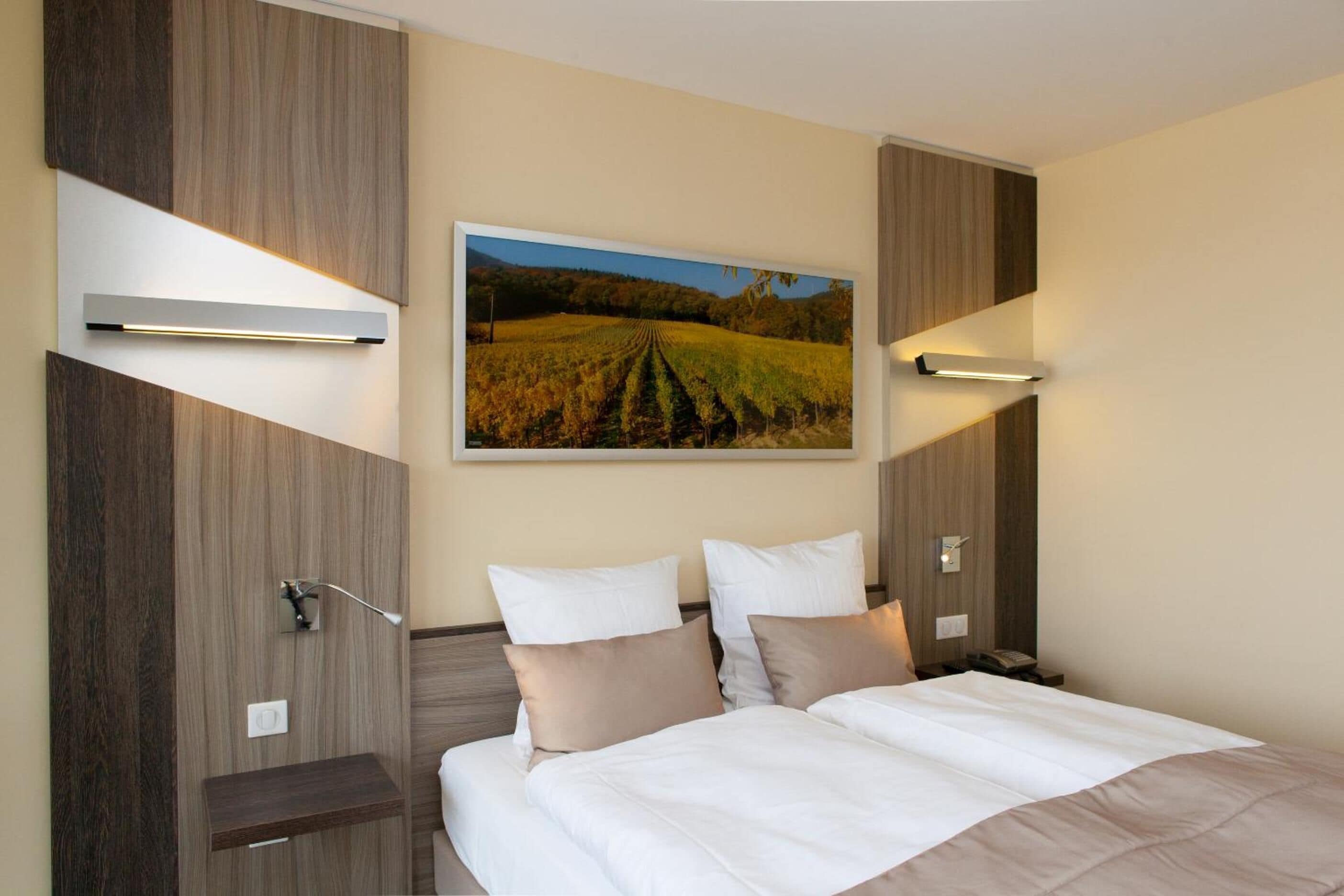 individually decorated, individually furnished, desk, blackout curtains