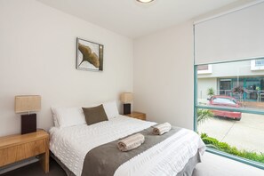 1 bedroom, iron/ironing board, bed sheets