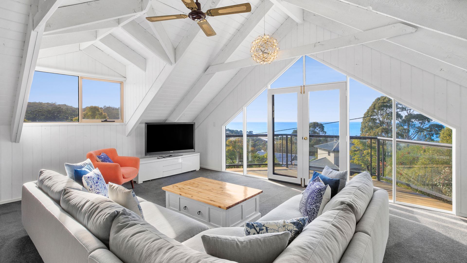 TV, fireplace, DVD player