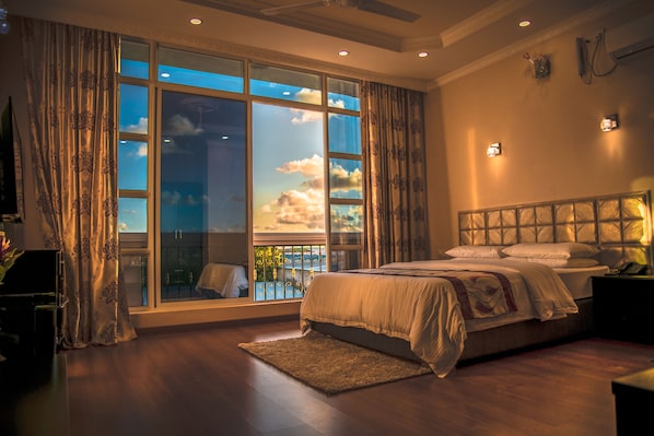 Villa majestueuse, 1 grand lit, non-fumeur | Literie de qualité, bureau, espace de travail pour ordinateurs portables