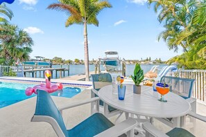 Una piscina riscaldata