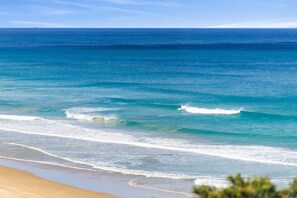 A beach with waves and a clear sky. - Beach View (Fairhaven)