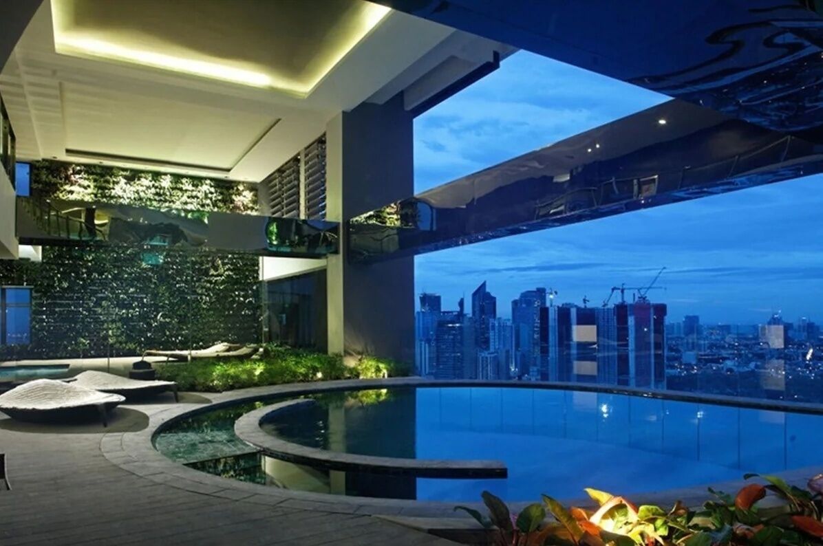 Indoor pool, outdoor pool