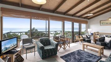 Télévision, cheminée