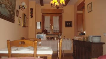 Dîner servi sur place