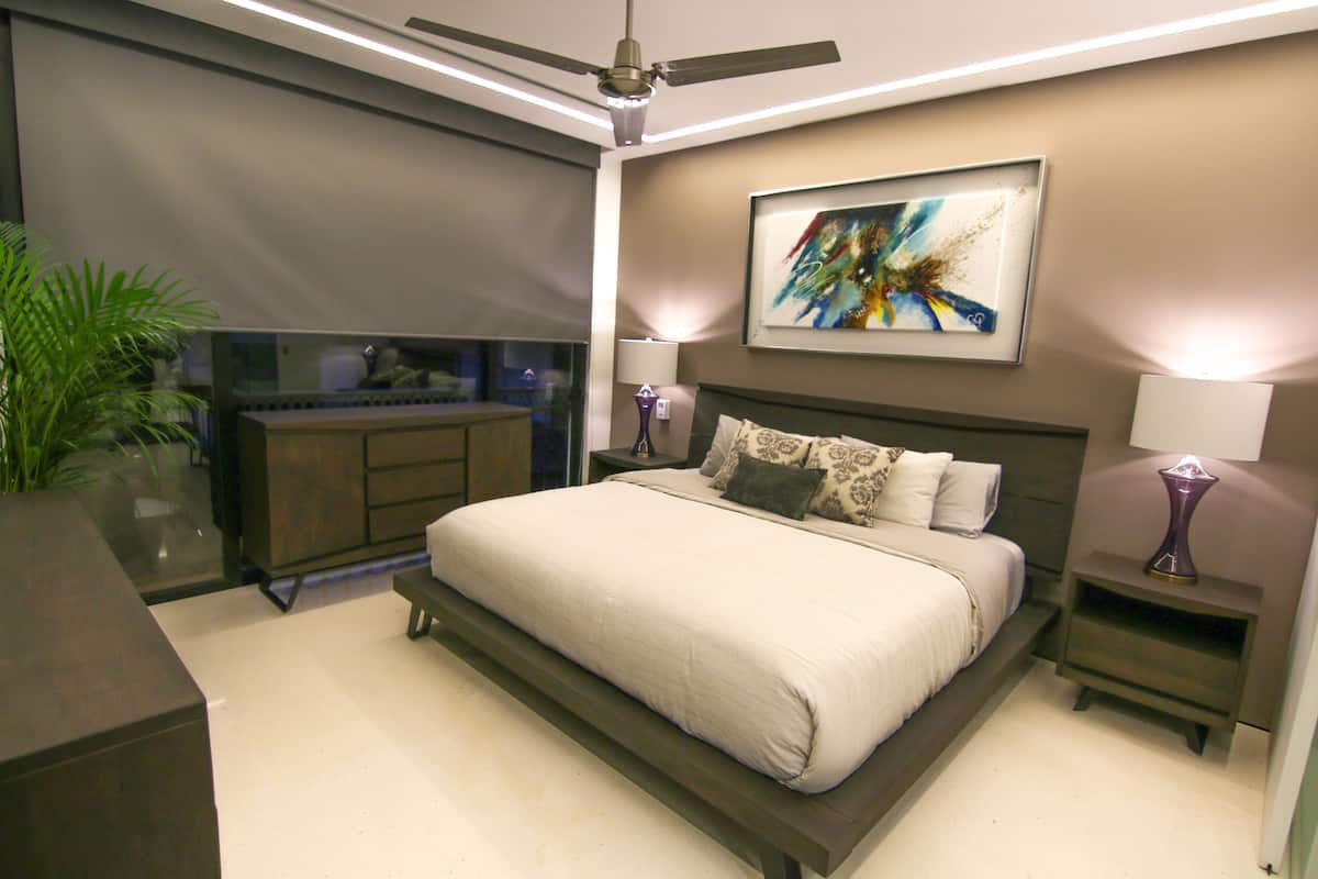 2 habitaciones y sábanas de algodón egipcio
