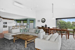 TV, fireplace, DVD player