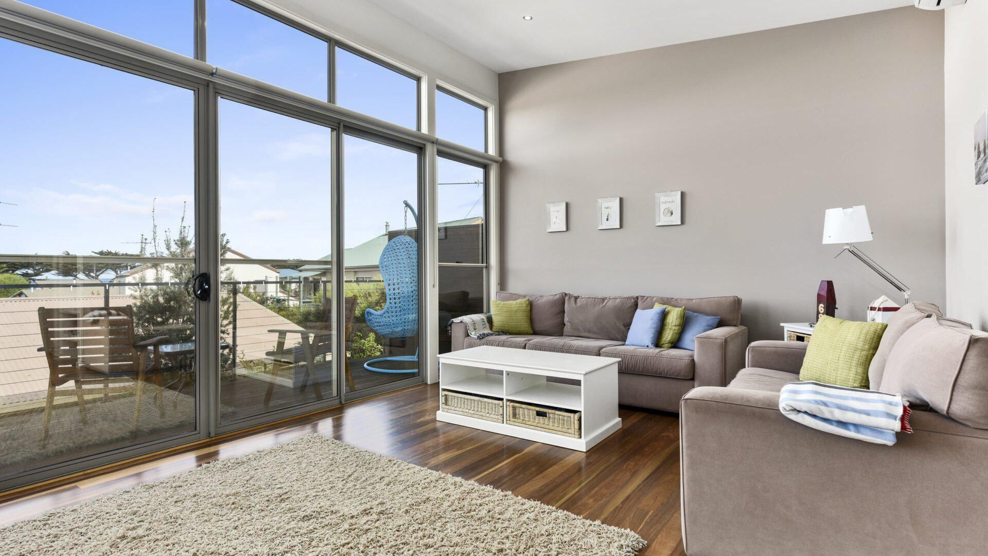 TV, DVD player, books