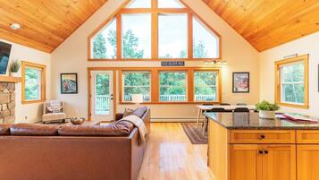 Télévision, cheminée