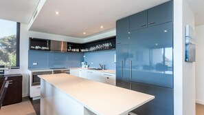 Fridge, microwave, dishwasher, toaster