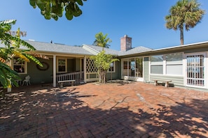 Huge back patio
